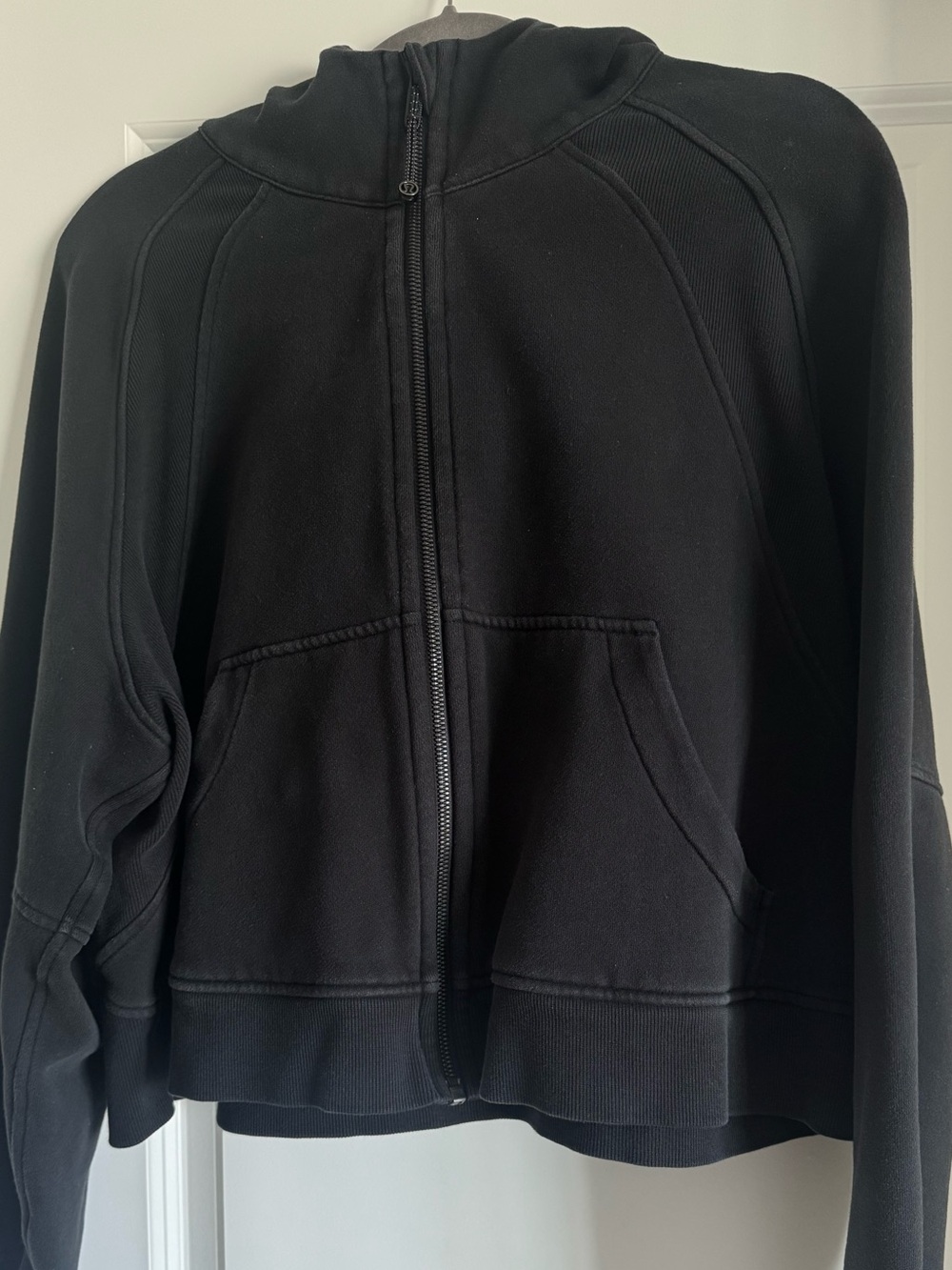 Lululemon Black Scuba Oversized Full-Zip Hoodie